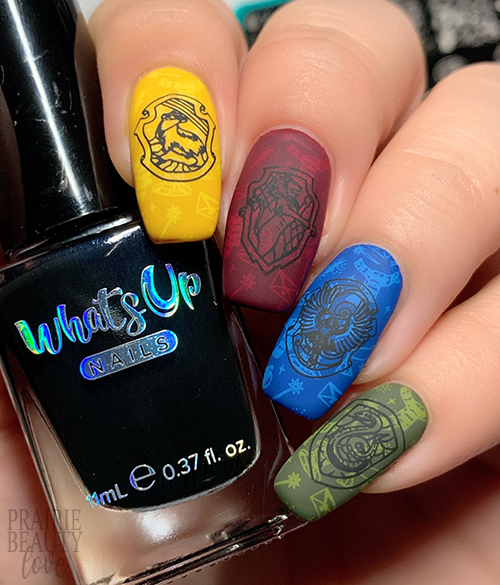 NAIL ART: Back To Hogwarts House Crest Nails - Prairie Beauty