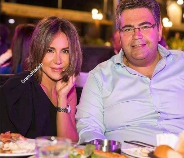 ديمة قندلفت وزوجها ديمة قندلفت وزوجها