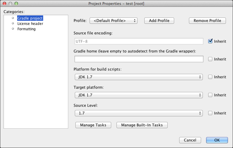 へびのぬけがら: NetBeans で libGDX プロジェクトを作成する