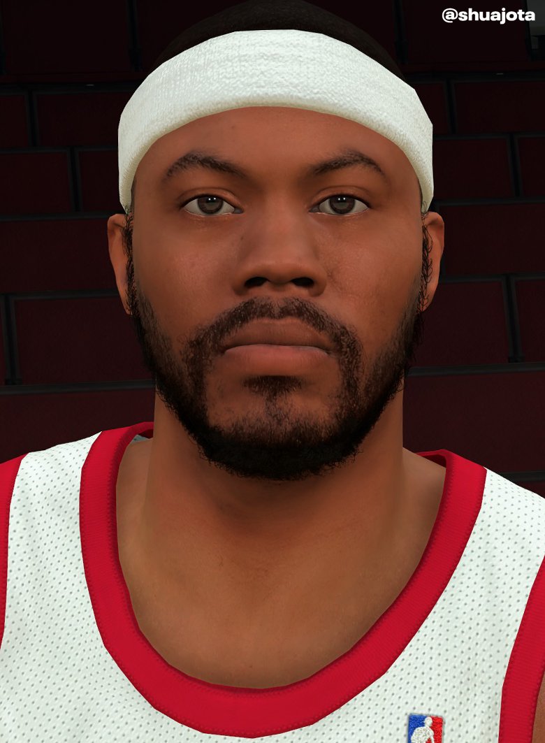 NBA 2K20 Rasheed Wallace Cyberface by Shuajota Shuajota