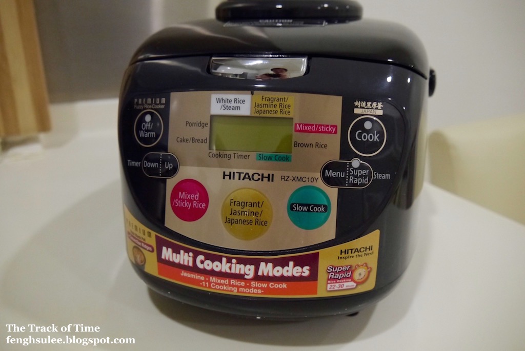 Hitachi Rice Cooker RZXMC10Y Black The Track of Time