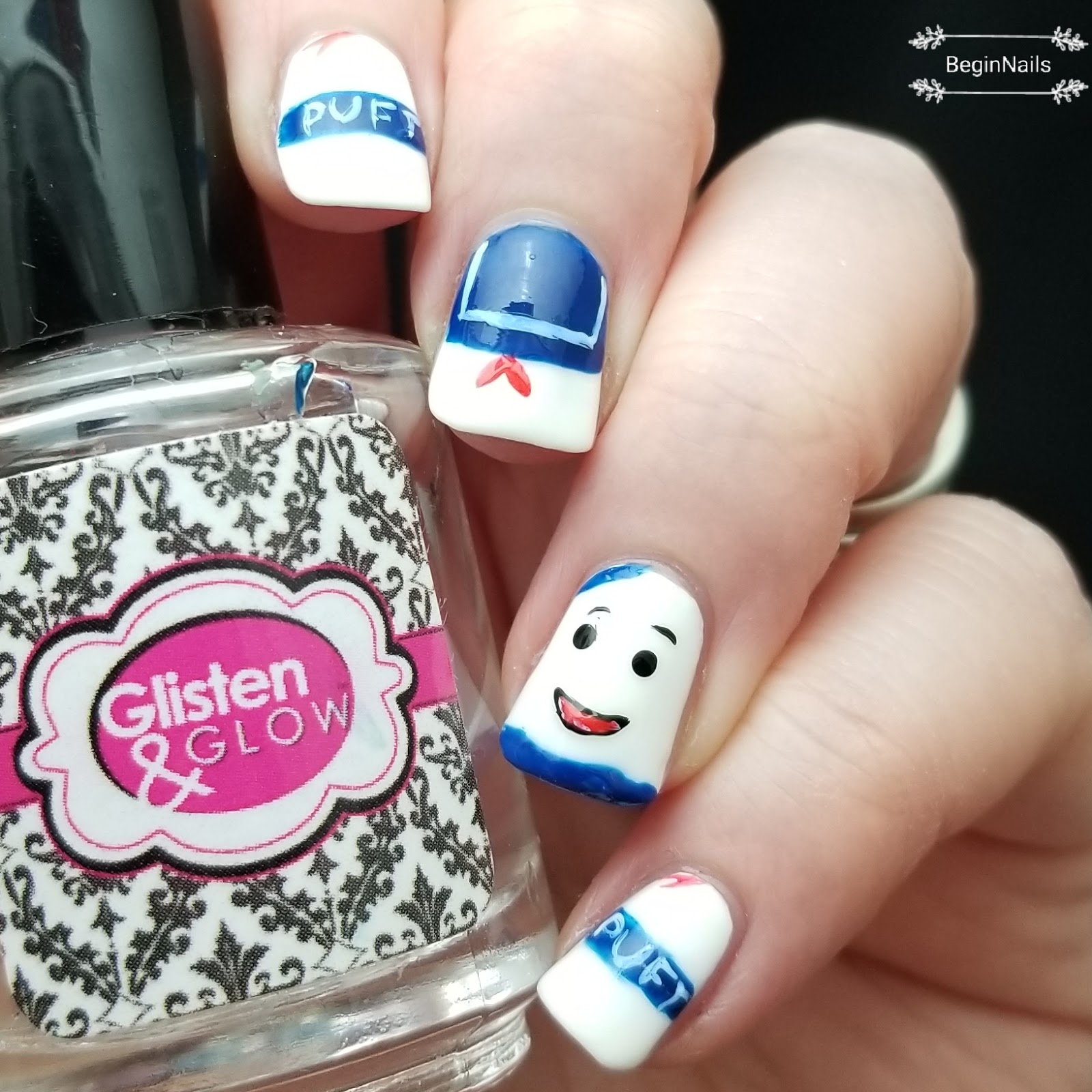 Let's Begin Nails Digital Dozen The Mythical Marshmallow