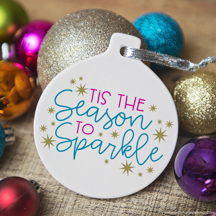 How to Make The Most Beautiful Glitter Ornaments - Cali Girl In A