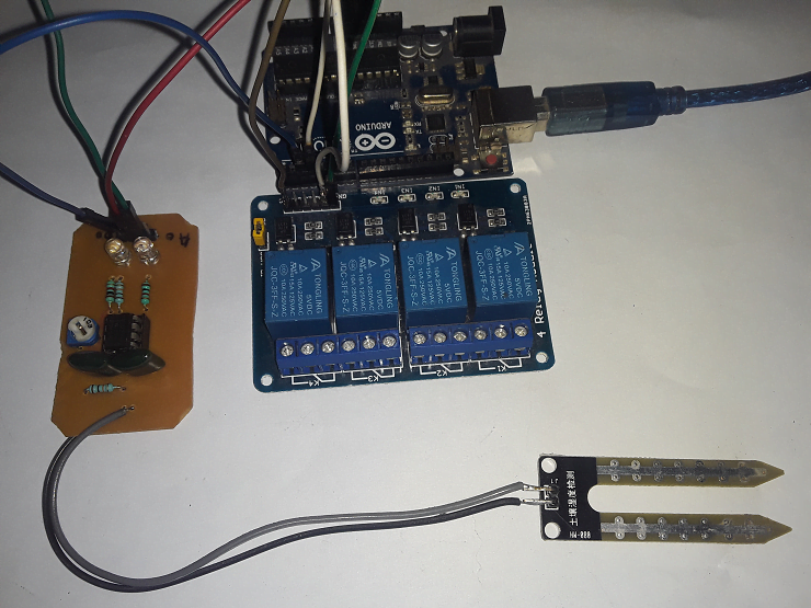 SMART IRRIGATION SYSTEM USING ARDUINO UNO