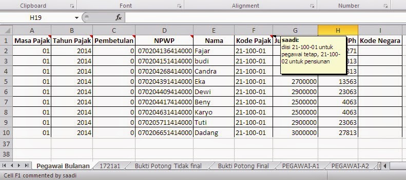 Bedah Komputer dan Perpajakan Error &quot; Format CSV Tidak