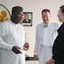 Governor Ugwuanyi romances with German Ambassador to Nigeria, Dr. Bernhard Schlagheck and Secretary Sophia Sabrow