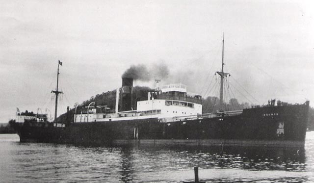 Norwegian freighter Ingerto, lost on 12 March 1942 worldwartwo.filminspector.com