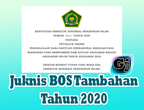 Juknis Penyaluran Tambahan Bos Madrasah Ba Bun Tahun 2020 Guru Jugan