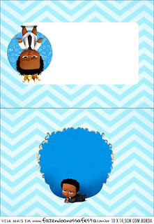 The Boss Baby Afro: Free Printable Candy Bar Labels.