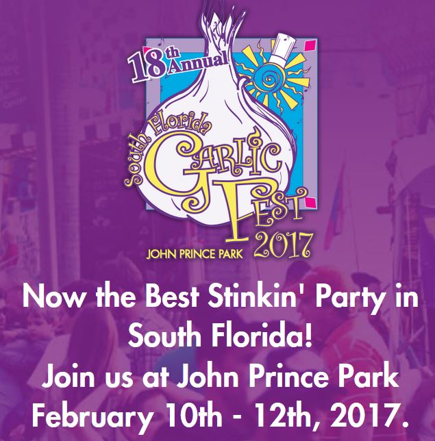 Lake Worth Beach City Limits Garlic Fest coming to the County’s John