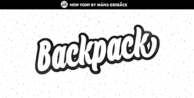 Backpack Font Backpack Font