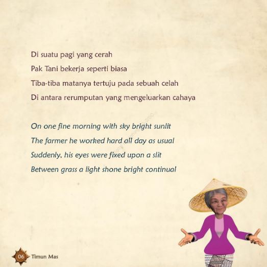 Drama Bahasa Inggris Timun Mas 4 Orang / Terjemahan untuk