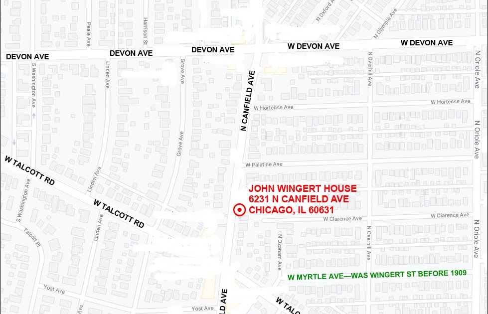 The Digital Research Library of Illinois History Journal™ The Wingert House, Norwood Park