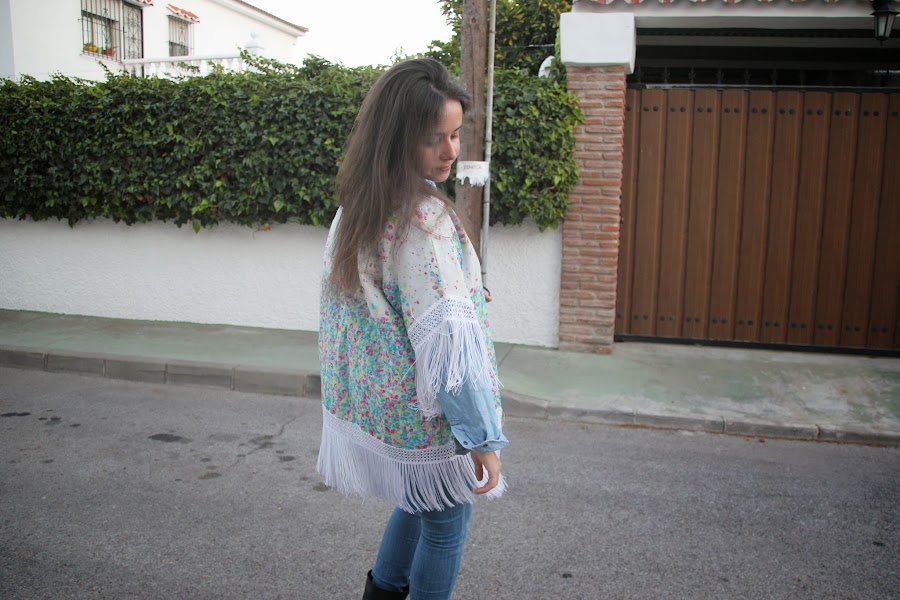 DIY Cómo hacer un Kimono con flecos (Maratón de TELARIA)