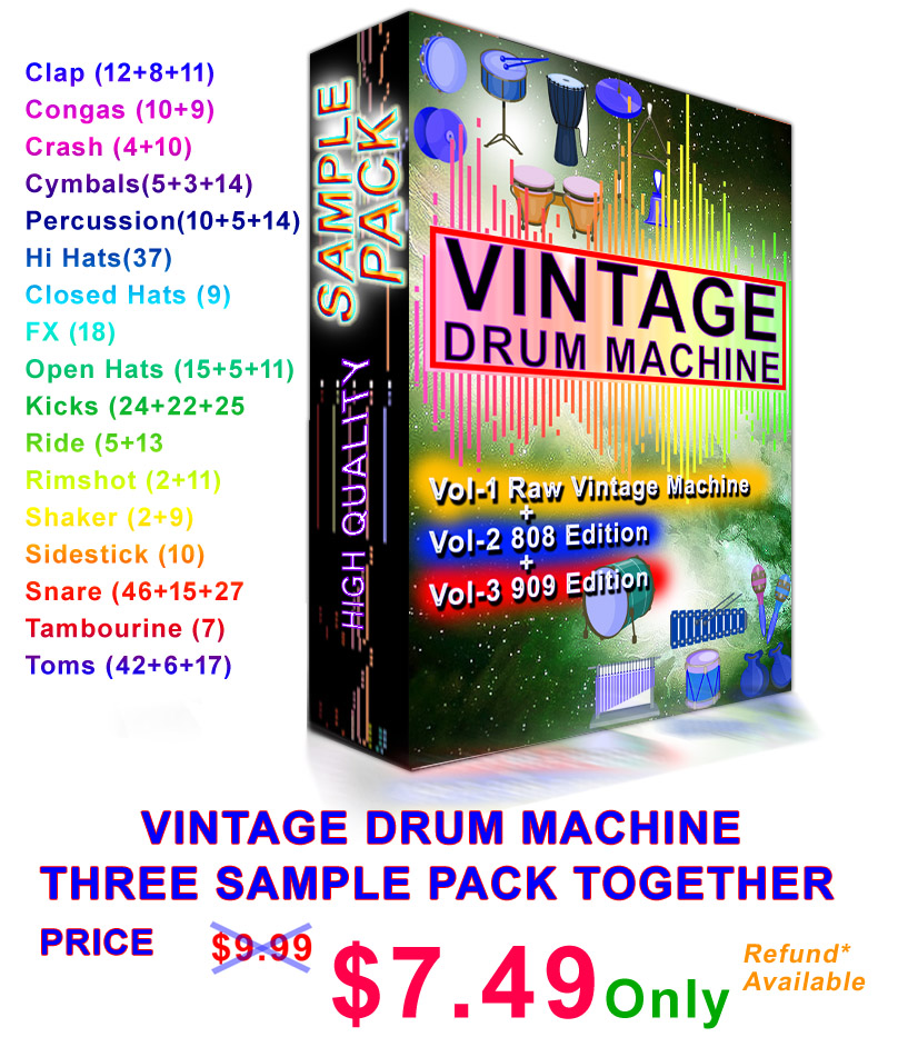 Vintage Drum Machine Sample Pack Download
