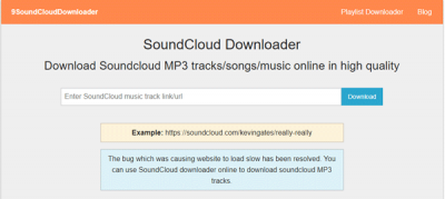 9SoundCloud Downloader는 SoundCloud에서 노래를 다운로드합니다.