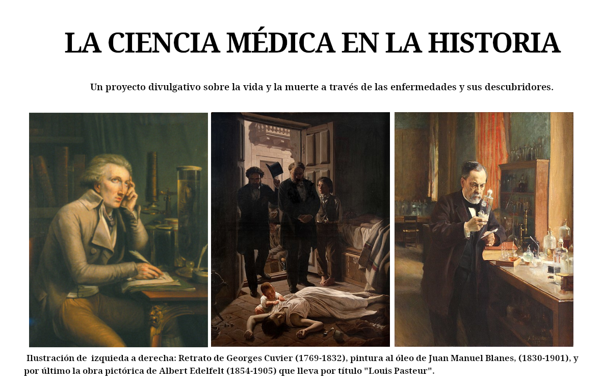 La ciencia médica en la historia.