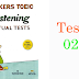 Hackers Toeic Listening Actual Tests - Test 02