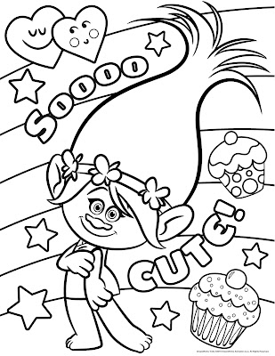 Troll coloring page 5