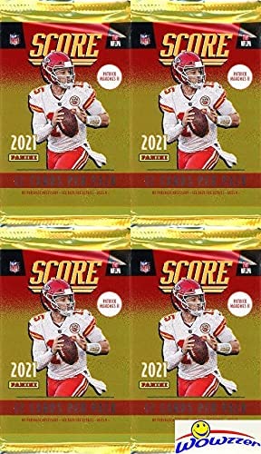 2021 Score NFL Football Collection 4 Pack