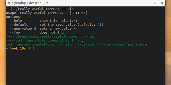 Cod: New Command Line Autocomplete Daemon For Bash and Zsh That Detects --help Usage