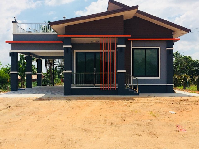 บ้านโมเดิร์นชั้นเดียว บ้านโมเดิร์นชั้นเดียว