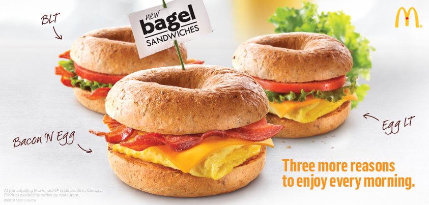 Mcdonald S Around The World Bacon N Egg Bagel Windsor Canada July 2012