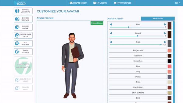 AvatarBuilder Custom-make your own 3D avatar