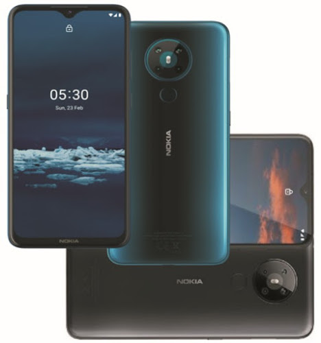 nokia 5 3 smartphone specs 6 55 inch ai quad camera android one phone 4000mah battery 64gb 6gb memory 4g dual sim fingerprint security naijastore net