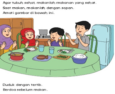 Agar tubuh sehat, makanlah makanan yang sehat