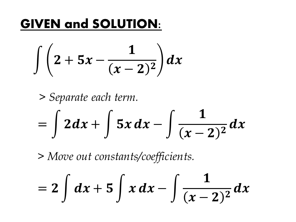 INDEFINITE INTEGRAL CIE Math Solutions