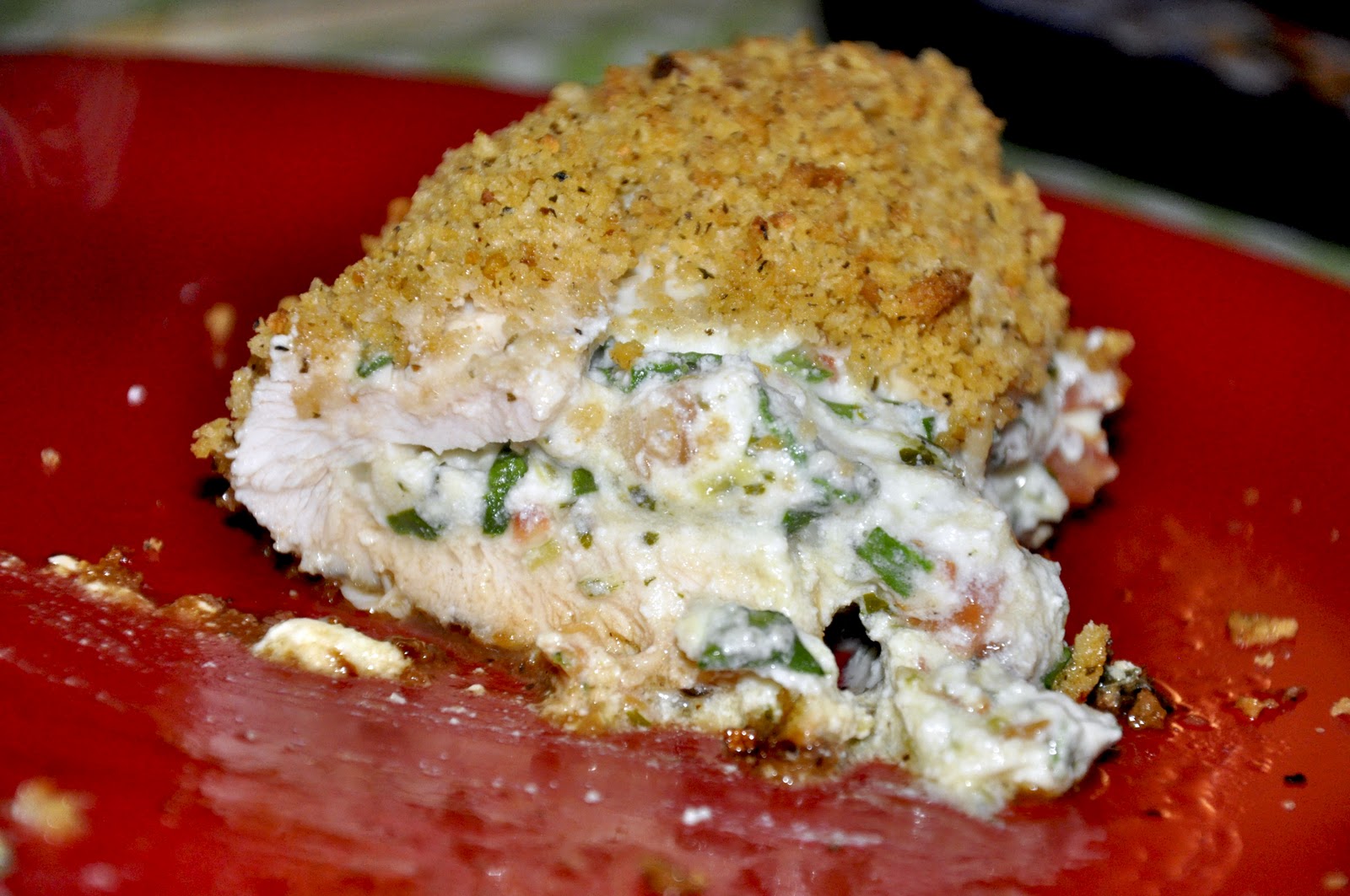 Life, Love and the Pursuit of Food and Wine Panko Crusted Stuffed Chicken