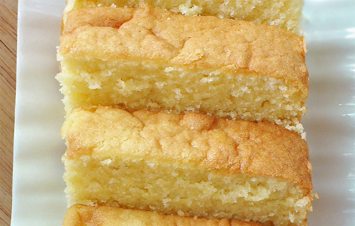 slices of butter cake