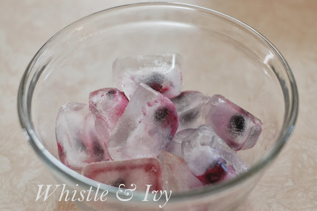 Spooky Halloween Blueberry Eyeball Ice Cubes