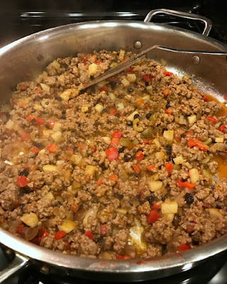 Lamb Filling for Lamb Picadillo Tacos