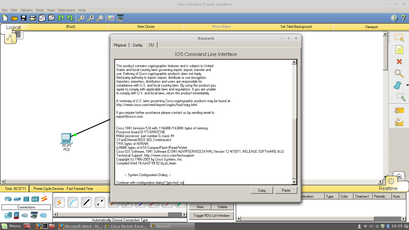 Cara setting banner MOTD ( Message On The Day ) Di router Cisco Packet
