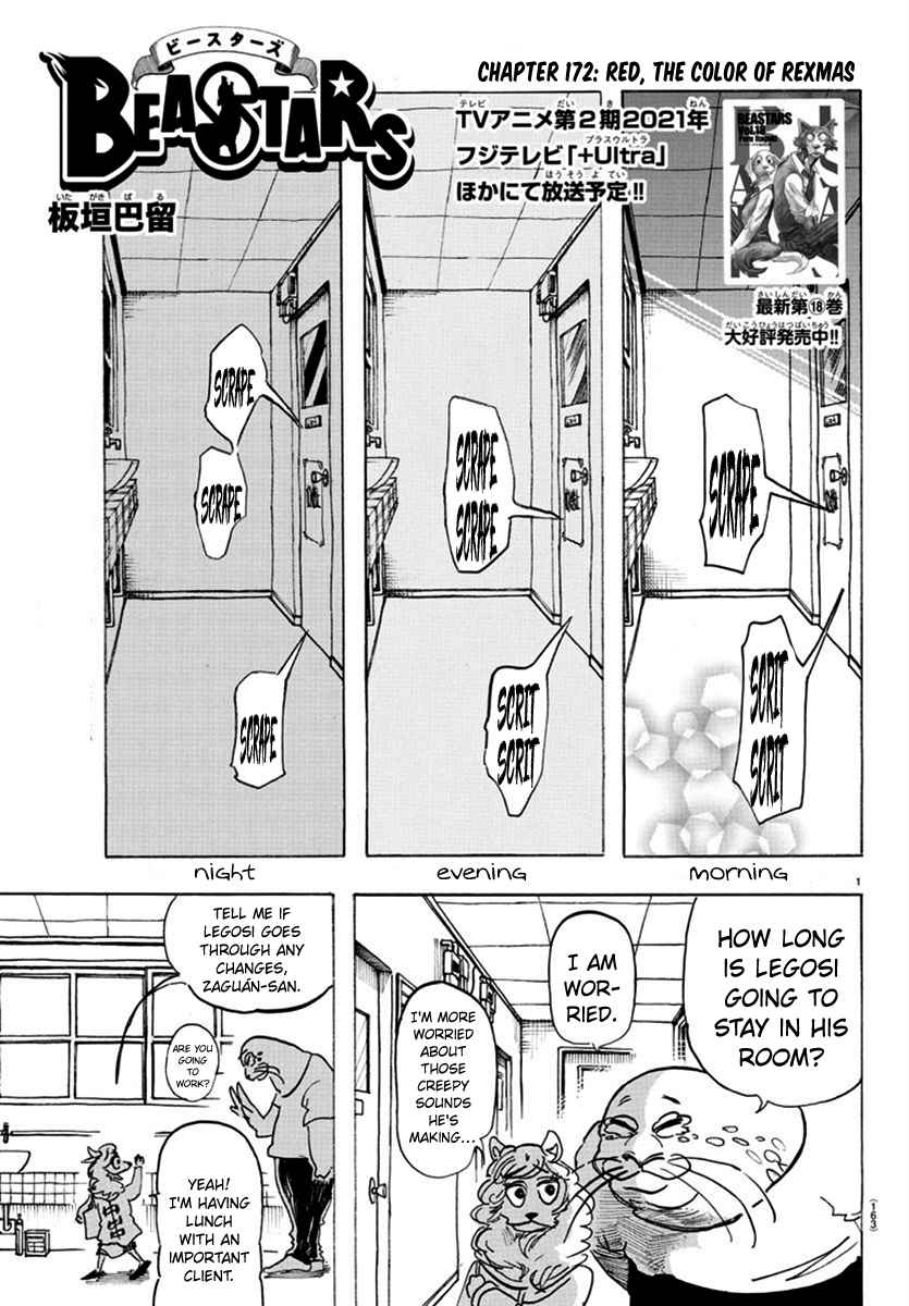 Beastars, Chapter 172 - Beastars Manga Online