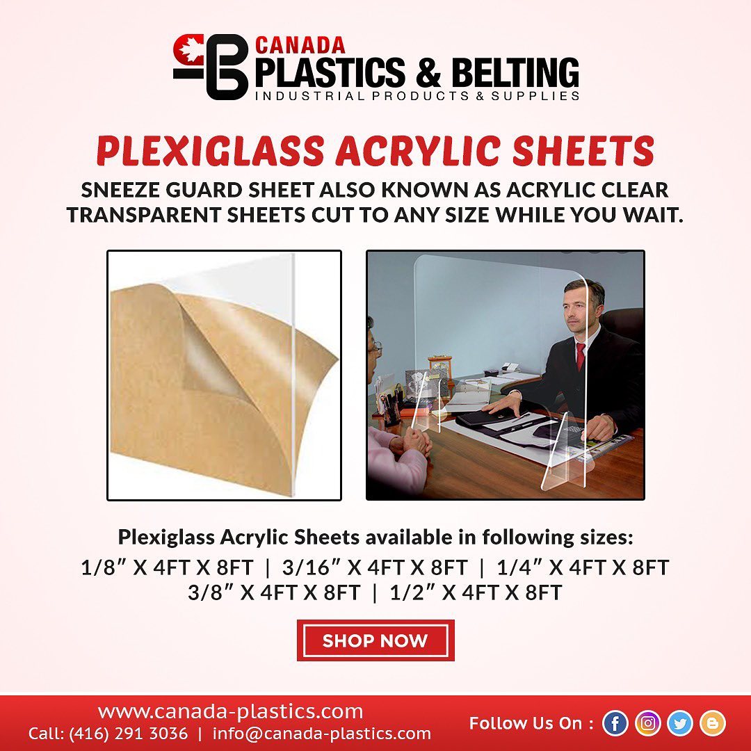 CANADA PLASTIC AND BELTING ACRYLIC SHEETS Canada Plastic