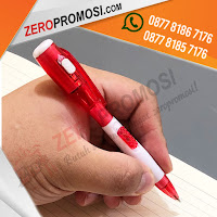 jual Pulpen Senter Merah Putih, Pulpen senter 17 agustusan, Souvenir Kemerdekaan