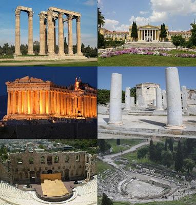 The most famous attractions in Athens, Greece