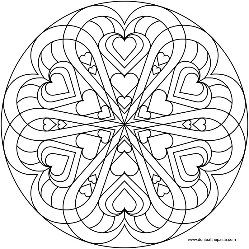 mandala coloring in pages - photo #17