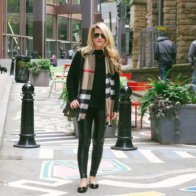 outfits with burberry scarf