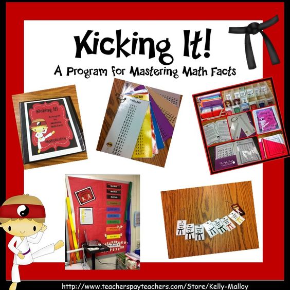 Kicking It Karate Math Fact Fluency Program