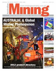 Australian Mining - January 2012 | ISSN 0004-976X | TRUE PDF | Mensile | Professionisti | Impianti | Lavoro | Distribuzione
Established in 1908, Australian Mining magazine keeps you informed on the latest news and innovation in the industry.