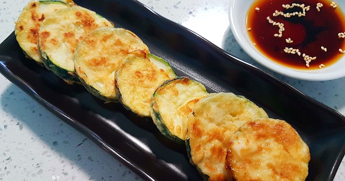 ZapPaLang 韩式翠玉瓜煎饼 Korean Style Pan Fried Zucchini Cake