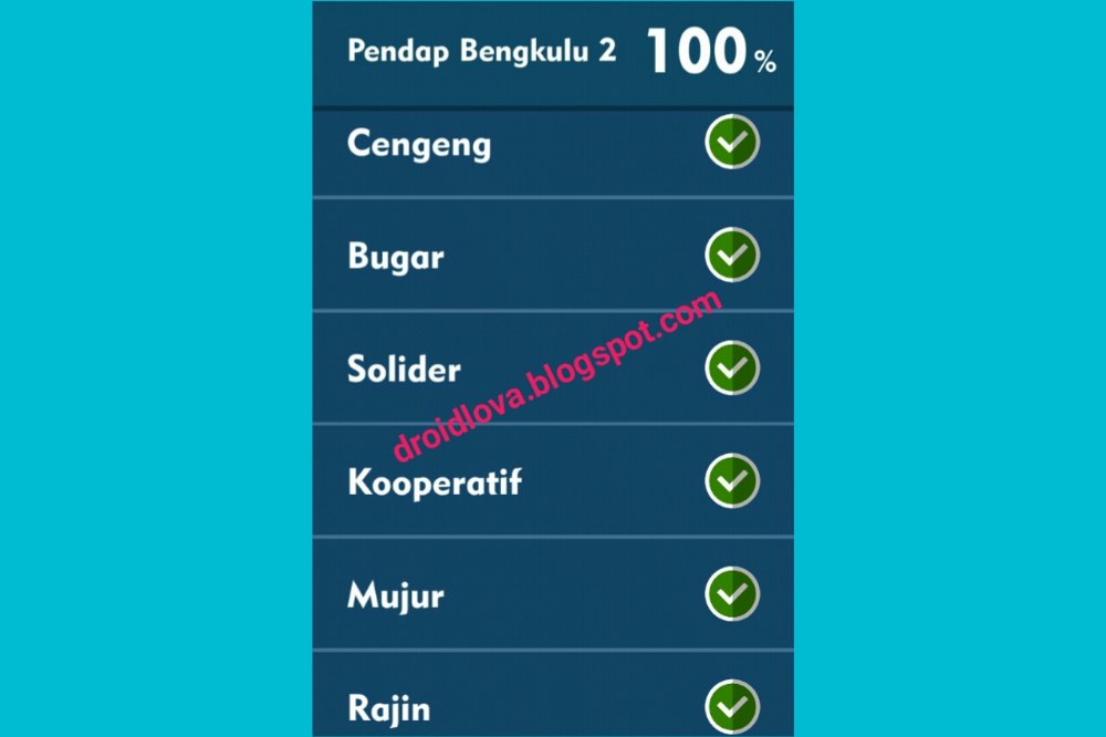 Kunci Jawaban Tts Cak Lontong Level Pendap Bengkulu 2 Droidlova