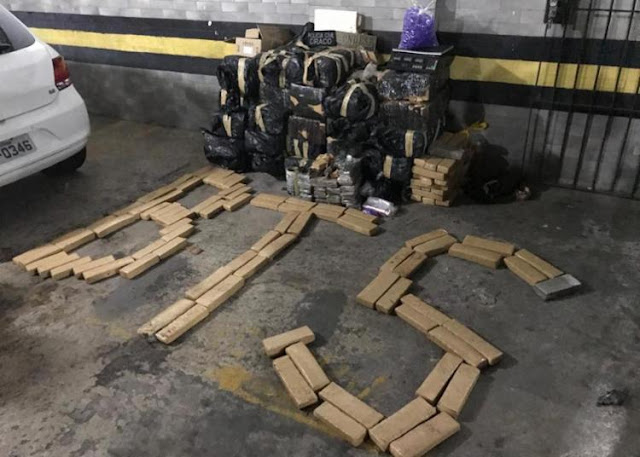 Polícia apreende mais de meia tonelada de maconha em Salvador