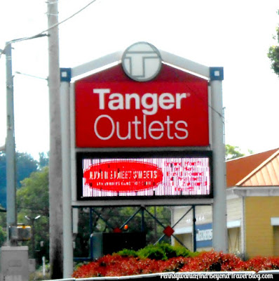 Tanger Outlets Mall in Lancaster, Pennsylvania