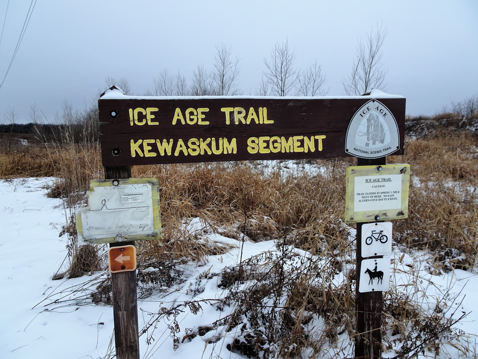 Mama's Basecamp Hiking the Southern Kewaskum Segment, Connecting Route