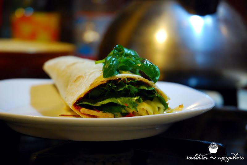 Tortilla z warzywami i omletem soulstormeverywhere